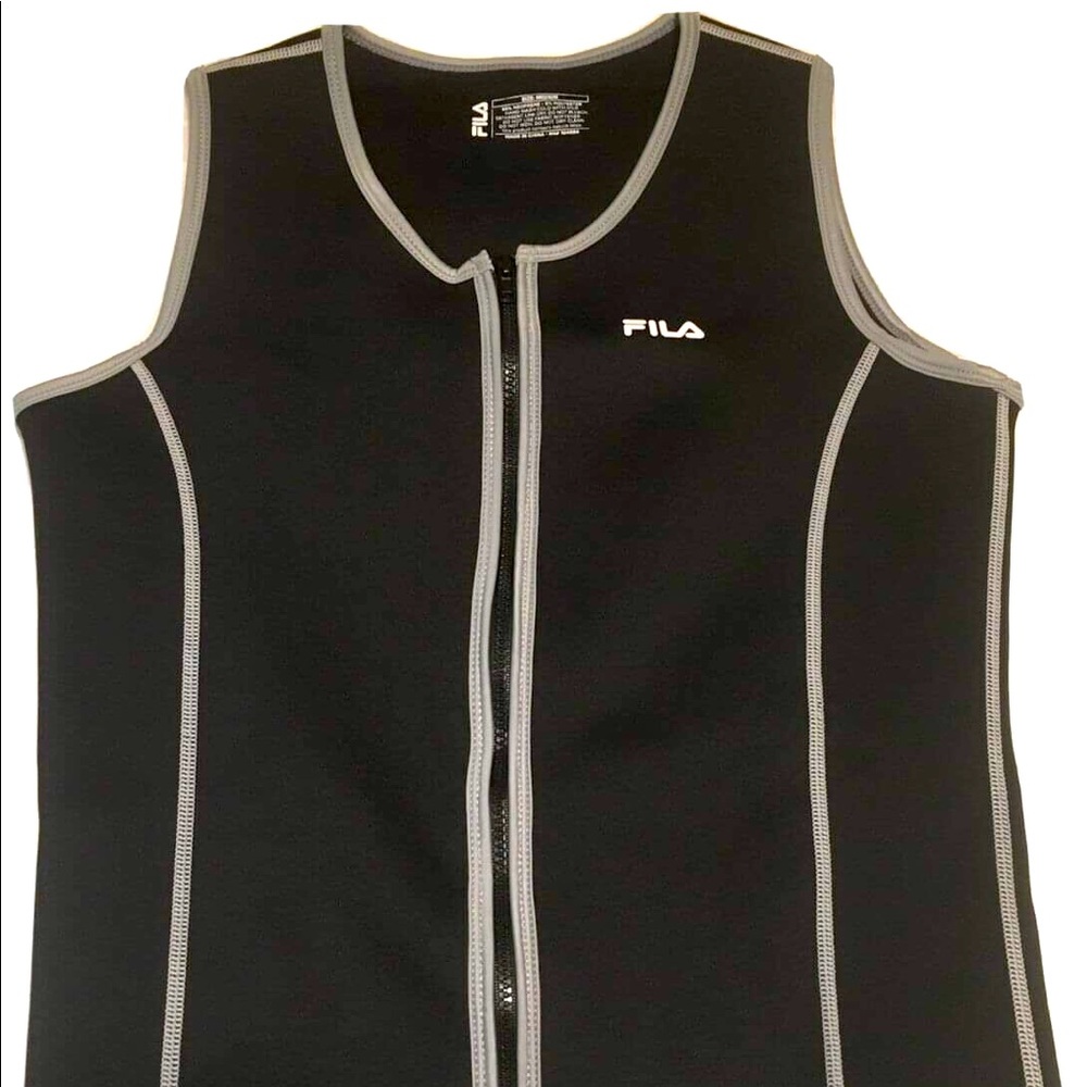 Fila Men's Neoprene Sauna Zipper Vest - Size Med NWOT